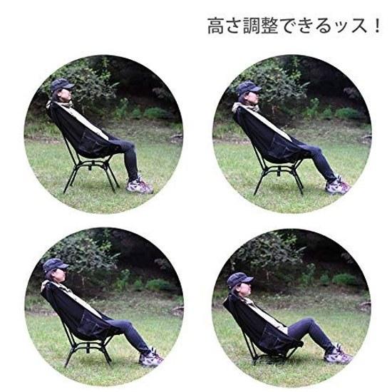 DOD (DOD) Sugoi Chair Height Adjustable 4 Levels From Fire Pit Style High Made Cotton Material Strong Against Sparks Tan Black Khaki