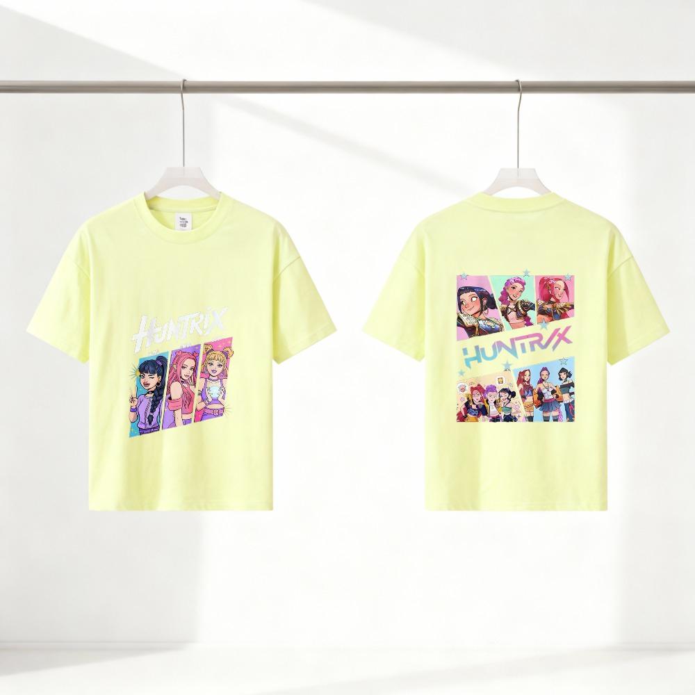 Beliebte Huntrix Hunter Kinder Kurzarm Oberteile Kinder Sommer T-Shirt Doppelseitige Sportliche T-Shirts Kostüm