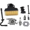 Carburetor For Stihl 021 023 025 Ms210 Ms230 Ms250 Chainsaw Carb With 1123 160 1650 Air Filter Ignition Coil Fuel Line Tune Up Kit Replace Walbro Wt28