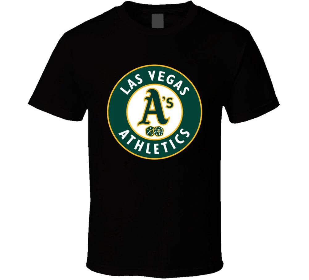 

Las Vegas A s Athletics Baseball Sports Fan 100% Cotton T-shirt Mens Womens Tees Top S