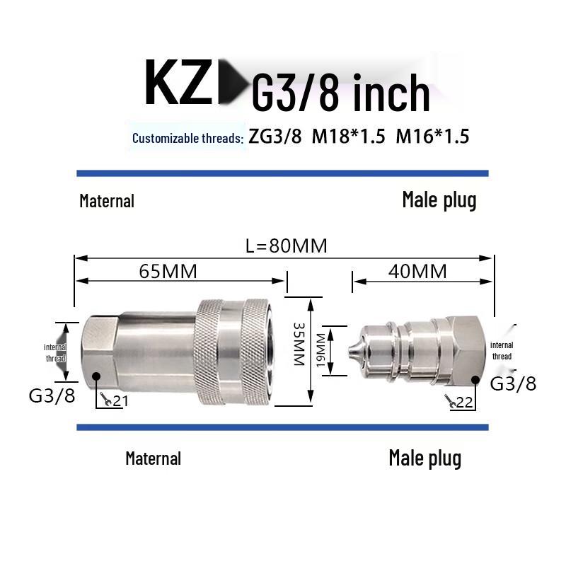 KZE Hydraulic Quick Coupler