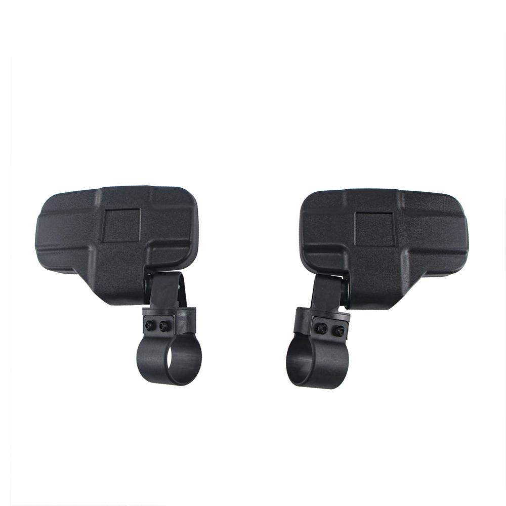 For Polaris 800 900 1000 Ranger RZR For Yamaha 1.75/2" Roll Bar Clamp Adjustable Mirrors Motorcycle UTV MTV Rear View Mirrors