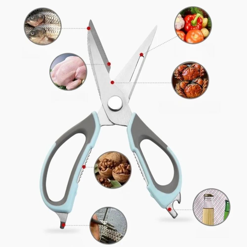 Multi-Purpose Kitchen Shears Heavy Duty Kitchen Scissors for Meat/Vegetables/BBQ/HerbsKitchen Accessories Cooking Tools5