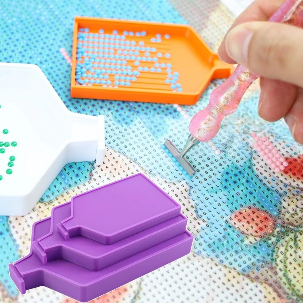 With Lid Storage Tray 3 in 1 Diamond Art Tools Diamond Painting Tray For Diamond Art Accessories