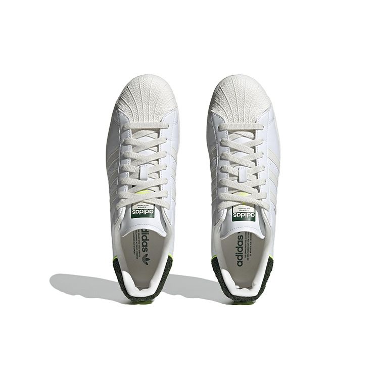 Adidas Originals Superstar Versatile Fashion Durable Lightweight Low-Top Skate Shoes Unisex Sneakers White HP2833