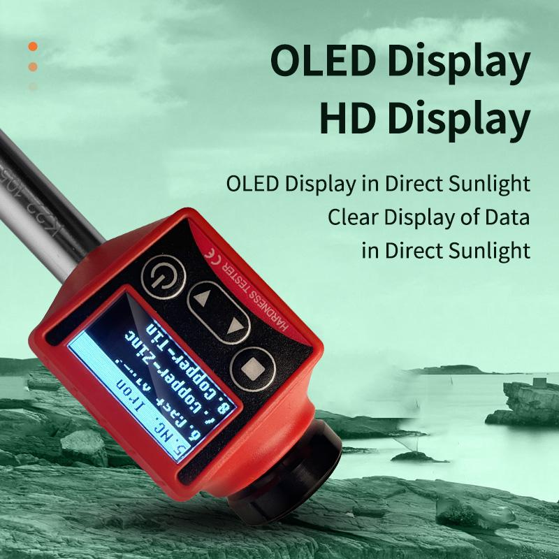 Pen-type Portable Leeb Hardness tester Digital Metal hardness tester for Stainless Steel Range HRC HRB HL HB HV HS durometer