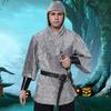 4ks/sada Cosplay Coat Kabát s kapucí Cape Set Templářské imitace řetízkové košile Rytíř Cos Suit Halloween Costume Rekvizity Cosplay Suit