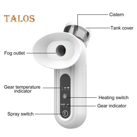 Heated Nano Eye Mist Sprayer Portable Eye Moisturizer And Soother with Hot Cold Compression Modes Rechargeable Drops Steamer for Dry Eye Relief