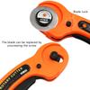 45mm Patchwork Roller Wheel Knife Cloth Cutting Knife Leather Paper Fabric Craft Fabrics Rotary Cutter DIY Sewing Accessories