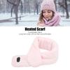 Heating Scarf Intelligent Temperature Adjustment USB Massage Function Electric Scarf for Man Woman Daily Use Pink