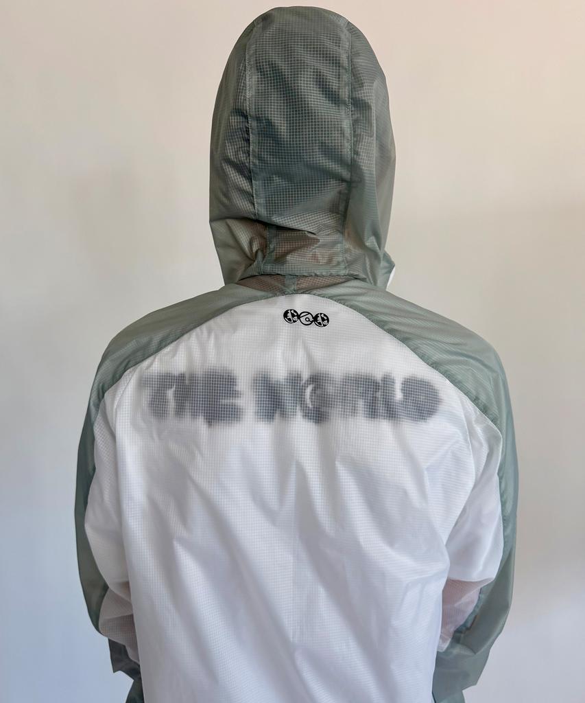 Thewarld Opark Ripstop Packable Windbreaker (Ice Grey)