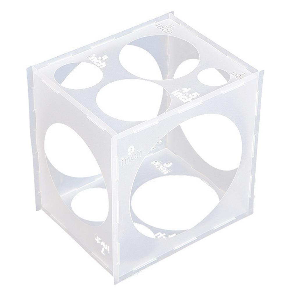 

11 Holes Balloon Sizer Box Plastic Balloon Size Measuring Box Wedding Party