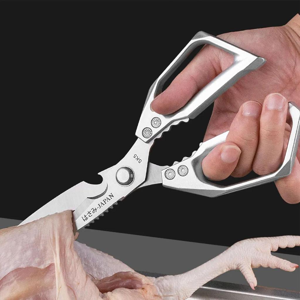 SK5 Kitchen Scissors Multi-Purpose Japanese Household Heavy-Duty Stainless Steel Chicken Bone Easy To Clean Shears5