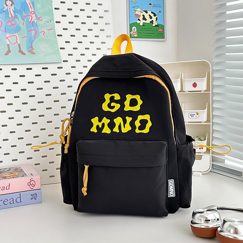 New High-value Campus Style Alphabet Backpack, Simple, Lightweight and Large-capacity Backpack for Junior High School Students