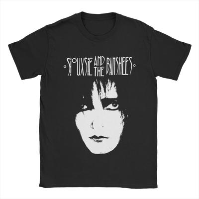 Camisetas Masculinas Siouxsie And The Banshees Siouxsie Sioux Tops 100% Algodão Novidade Manga Curta Gola Redonda Camisetas de Verão