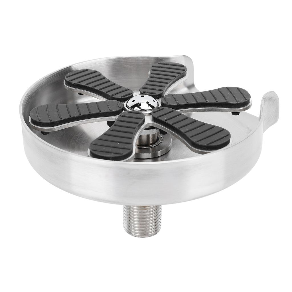 Automatic Cup Washer High Pressure Glass Rinser Press Type Stainless Steel Cup Cleaner for Bar