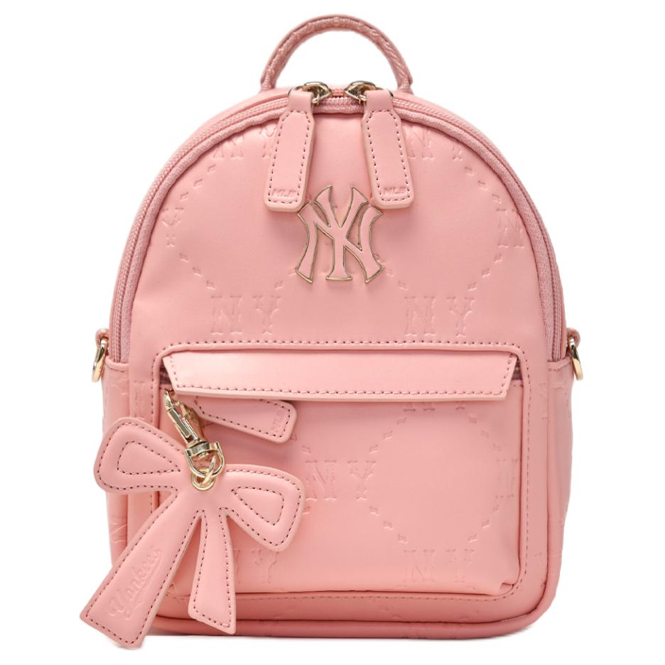 

MLB 26 Spring Collection Diamond Floral Pattern 3D Butterfly Pendant Mini Backpack Kids Backpack Pink 7ABKM036N-50PKL Basic Set (Bag)