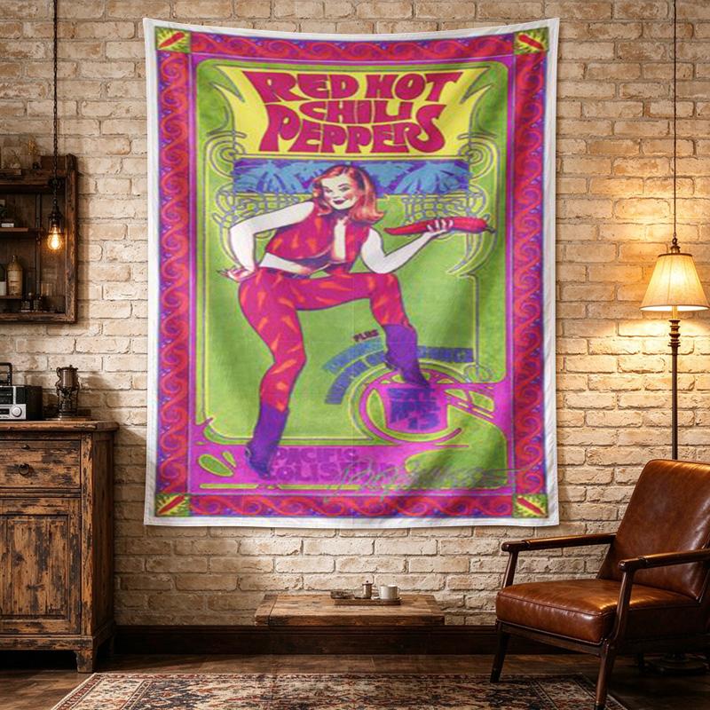 Foo Fighters Drumming Stage Wall Tapestry for Rock Music Fans Bedroom Dorm Living Room Decor