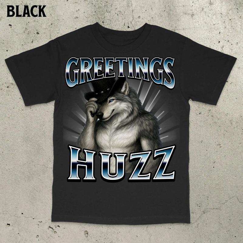 Greetings Huzz Meme Shirt Cringe Alpha Wolf Shirt Werewolf Memes Gen Z Shirt Alpha Wolf Tshirt Viral Meme Shirt 2XL