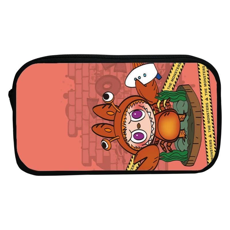 Sött tecknad kanin pennskrin för barn Hållbart polyester-pennfodral