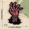 Patch in Tessuto e per Scarpe Ricamato Personalizzato con Design Bulbo Oculare – Emblema per Abbigliamento Personalizzato e Accessorio Etichetta