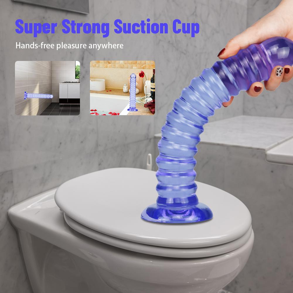 Dildo Adult Toys Erotic Soft Strong Suction Cup Dildo Anal Butt Plug Realistic Penis Sex Toys for Woman