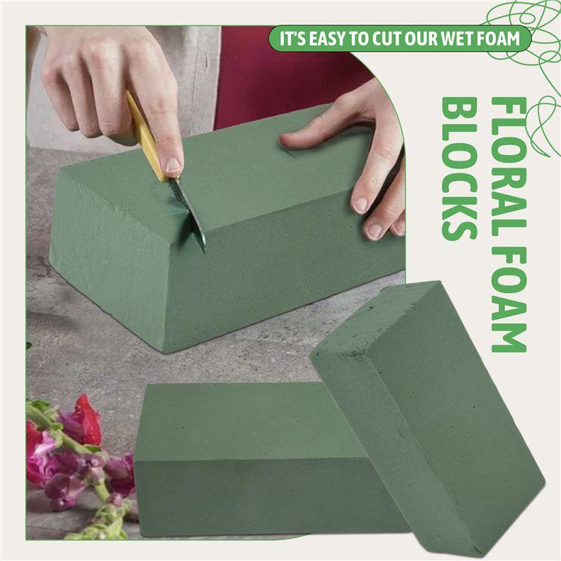 Good-8 Pack Floral Foam For Fresh And Artificial Flowers,Dry And Wet Floral Foam Blocks For Wedding,Birthday,Home Decoration