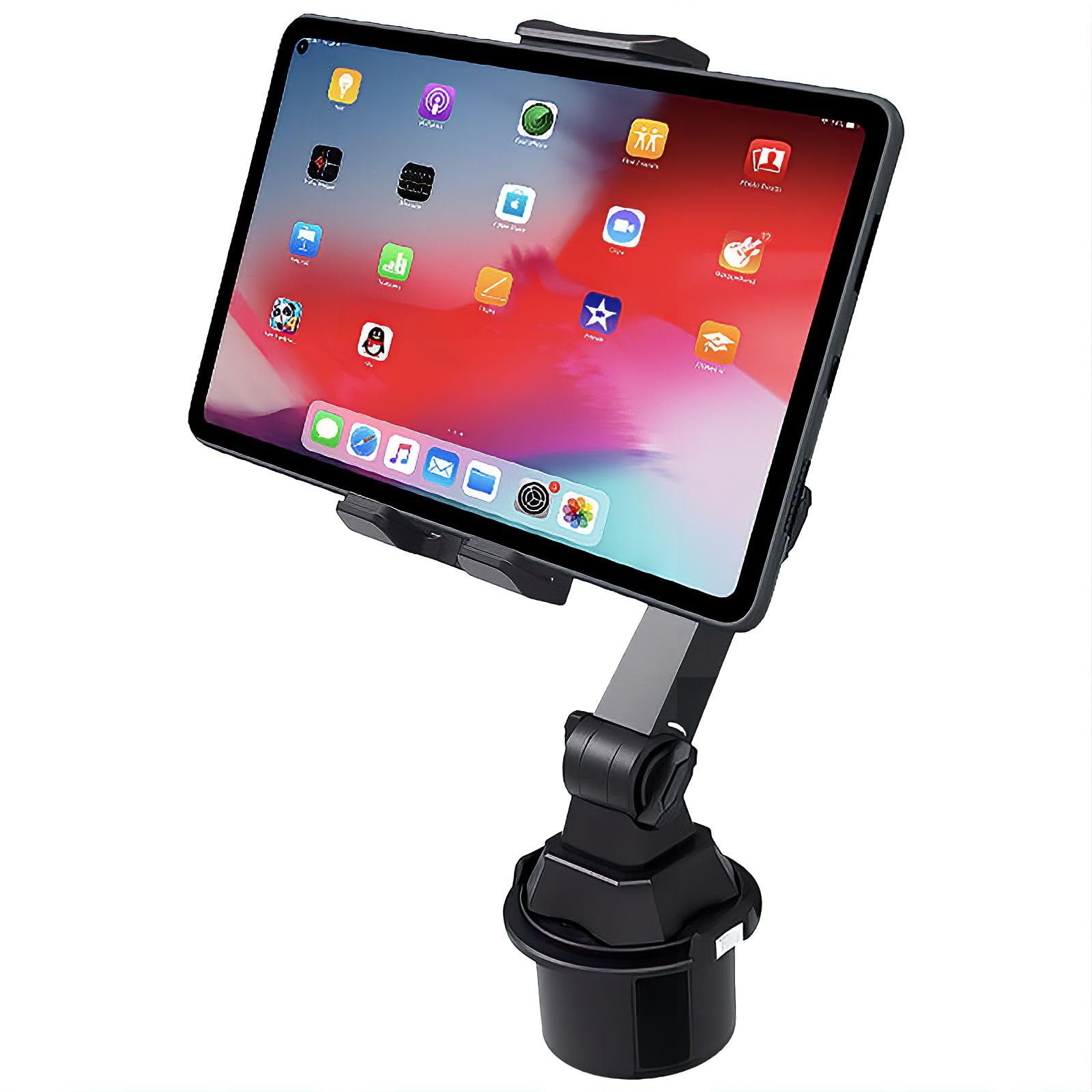 

Yuumo+ Tablet Holder, Car Drink, Cup Holder, Car Tablet, Perfect Fit Without Tools Smartphone, чёрный