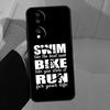 Triathlon Tri Life Swim Bike Run For Honor Magic 8 5 6 7 Pro Case For Honor Win RT 200 400 50 70 90 Lite X8b X8c X9a X9b X9c