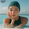 WATERTIME Wasserdichte PU-Badekappe für Damen
