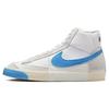 Nike Blazer Mid '77 Pro Club 'Remastered - Photo Blue' (Unisex) White / White / Beach / Photo Blue Skate Shoes DQ7673 102