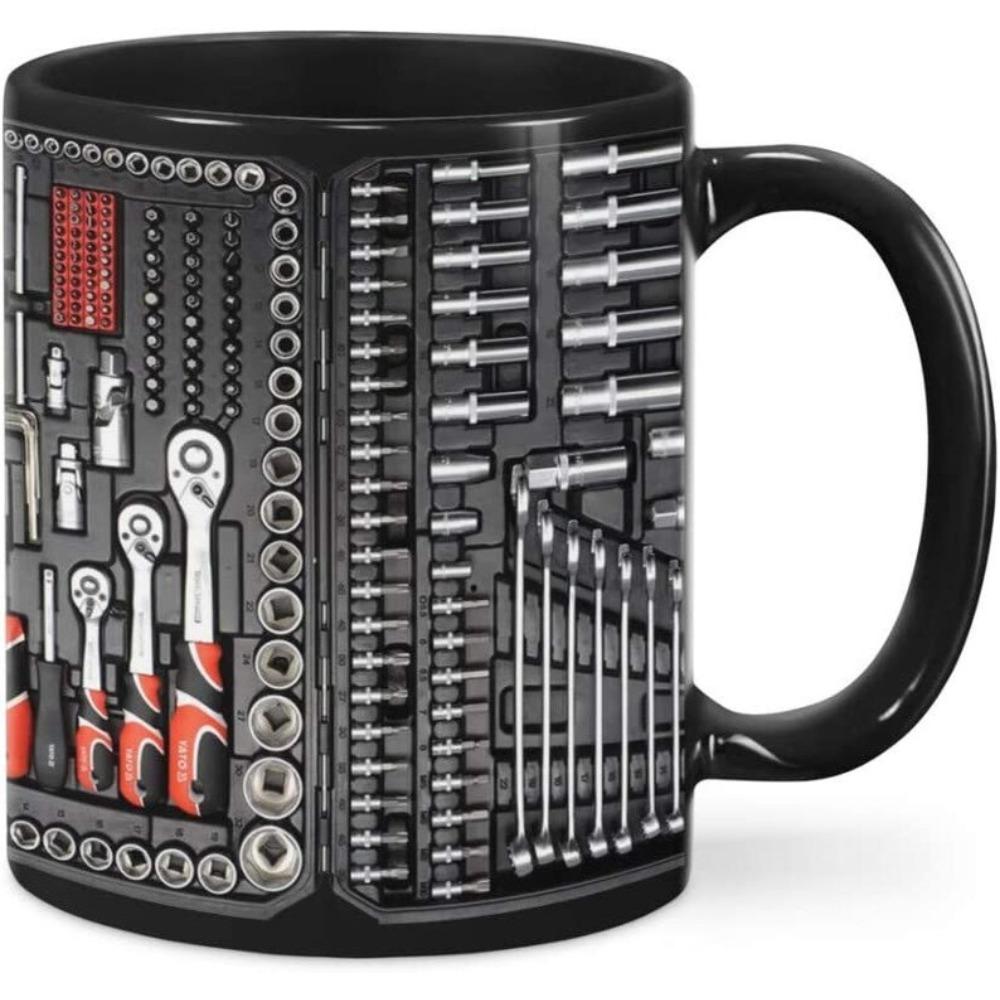 Керамическая кружка для кофе «Ящик механика» 301-400ml