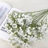 Real Touch Artificial Gypsophila Flower Branch Elegant Fake Flowers  Outdoor Garden Decor