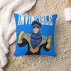 Animation I-Invincible Cushion Cover Car Throw Pillow Case For Sofa Car Christmas Gift 40X40Cm 45X45Cm