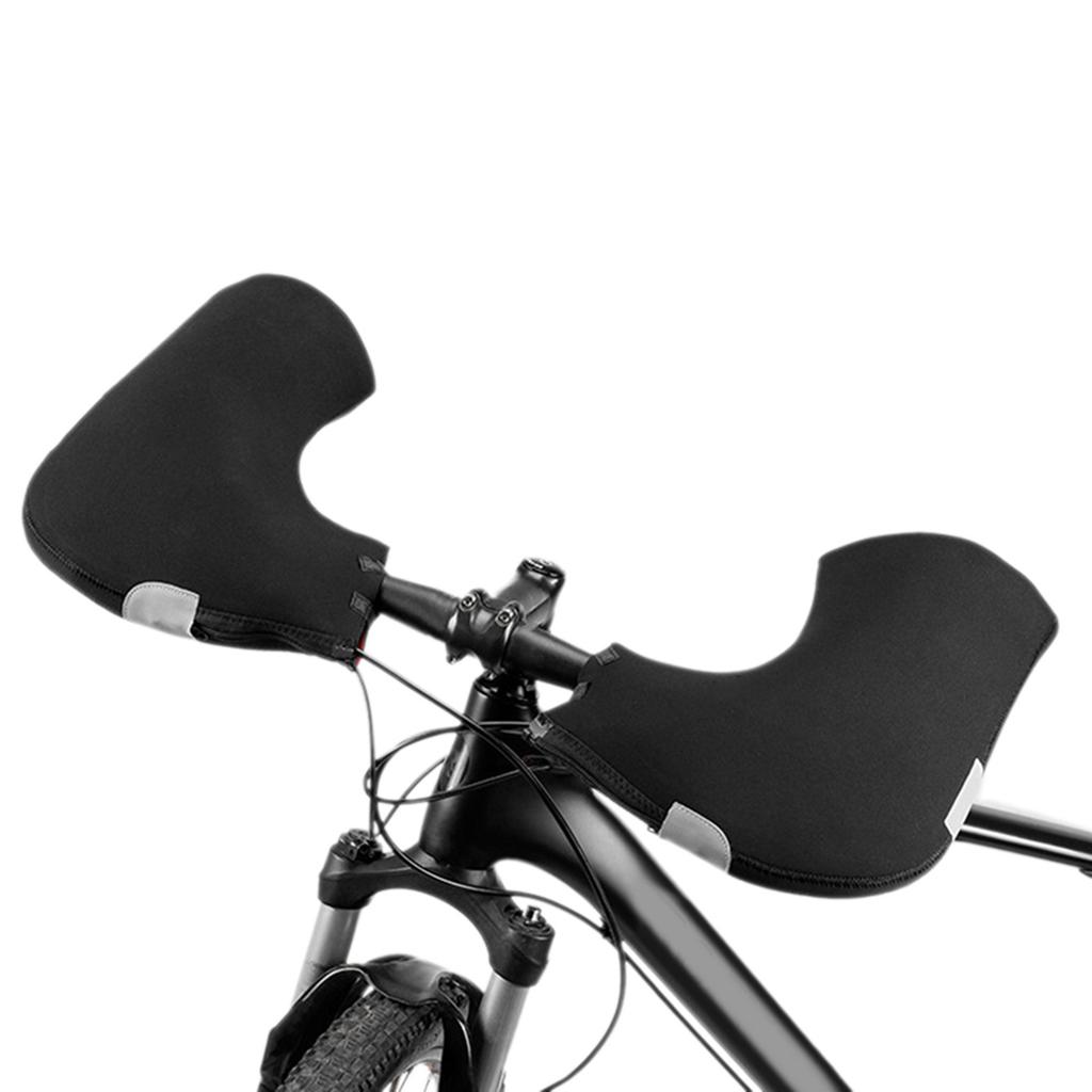 Winter Handlebar Warm Gloves Windproof Bike Mittens Cold Wther Commuting Neoprene Handlebar Mittens Hand Warmers Water Resistant Bar Gloves