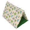 Mini Lizard Tent Cactus Pattern Detachable Machine Washable Soft Comfortable Warm Cotton Nest Hamster Sleeping Bed
