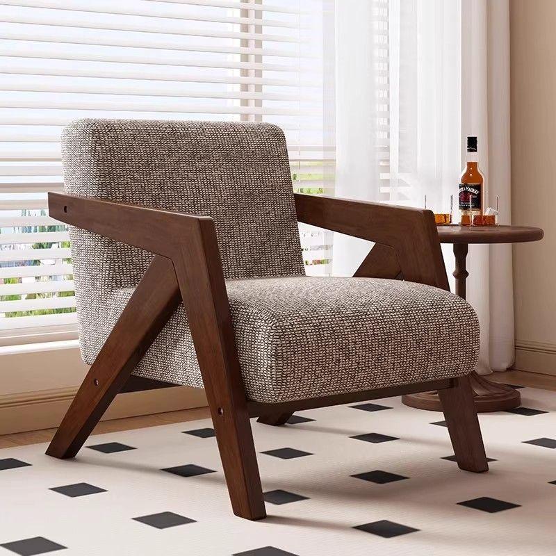 Modern Minimalist Luxury Single Sofa Chair for Living or Study Room