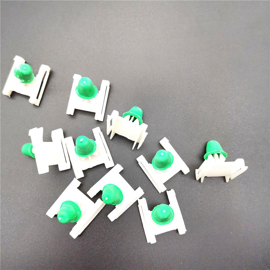 10Pcs/lot Plastic Autos Moulding Clip Nylon Retainer Rubber Gromme For 3B0-853-576