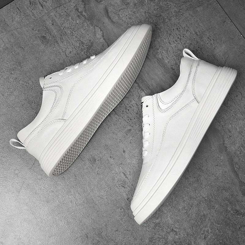 Модные мужские кроссовки из натуральной кожи для ходьбы — фото 4