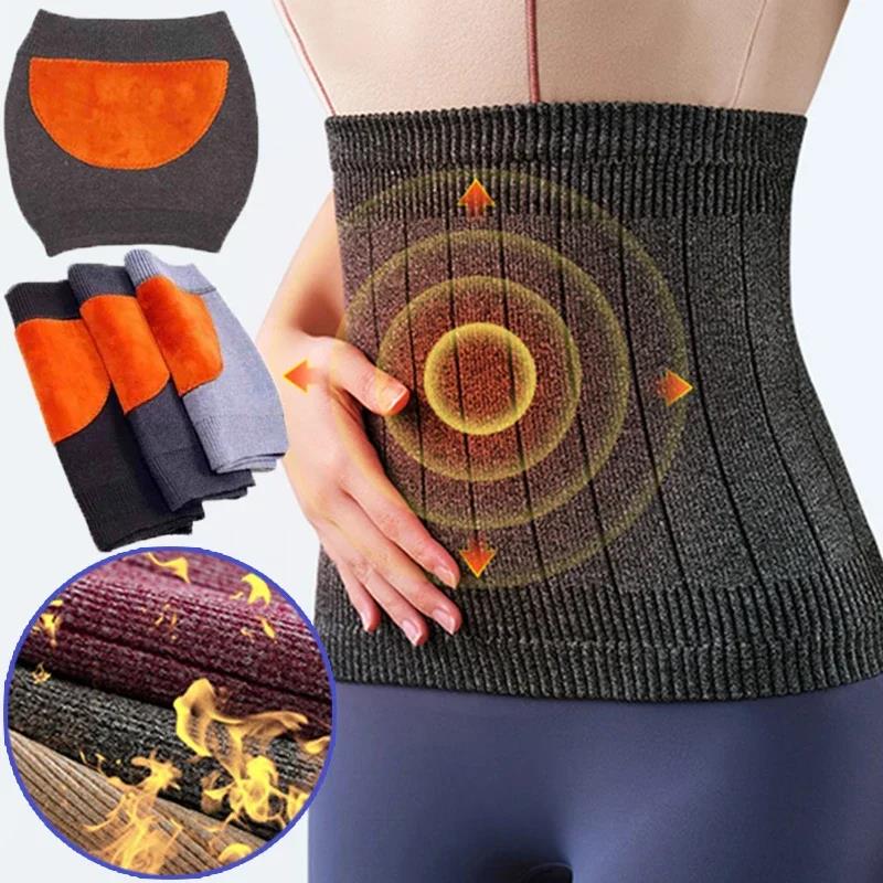 Warmer Wool Waist Support Cashmere Waist Belts for Fitness Comfortable Lumbar Brace Stomach Cold Stomach Protection Sport Safety 5