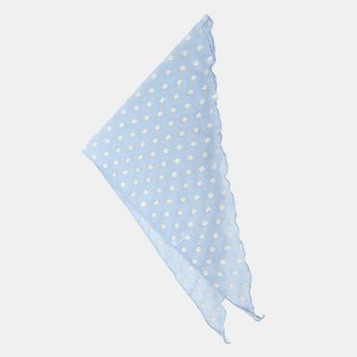 Elkate Women's Kerchief Pattern Spring/Autumn Triangle Petite Transitional Lace Scarf LNM261