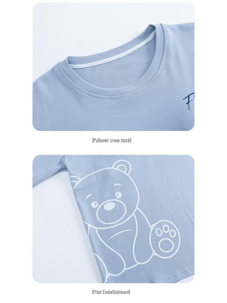 Damen Langarm Pyjama Set mit Brustpolstern - Übergröße, Freizeitkleidung für Zuhause oder Draußen