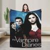 Coperta The Vampire Diaries Flanella Decorazione Dramma Horror Dark fantasy Coperte da Divano per Letto Viaggio Copriletti