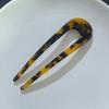 Vintage Acetate Hair Fork for Girls Women U-Shaped Hair Sticks Ponytail Hairpin Bun Updo Bridal Hairstyle Tool Hair Accessories