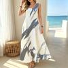 Women's Sleeveless Loose Maxi Dress,Soft Comfort Fabric,Casual Beach Vacation Dress for Summer Daily Outdoor Wear