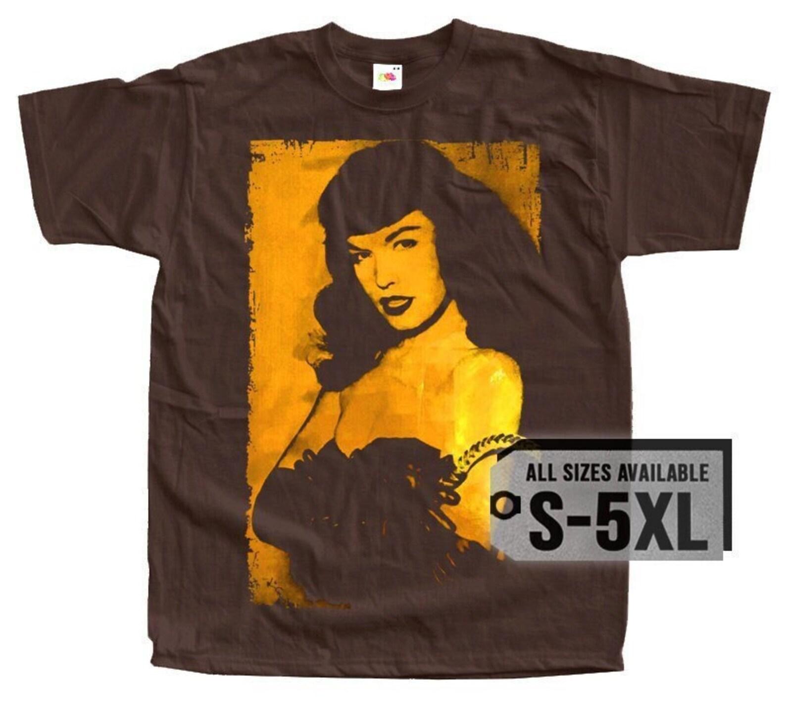 Bettie Page V21 Poster Men T-Shirt all sizes S-5XL 3XL