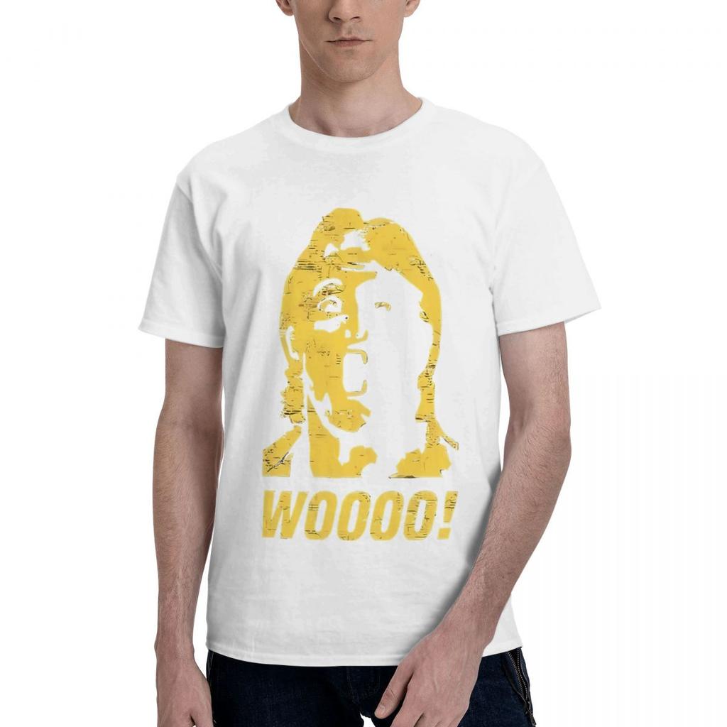 Ric Flair Woooo 100% Baumwolle Lässig Atmungsaktiv Bequem Oberteil Lustiges T-Shirt Für Männer Herren Kleidung