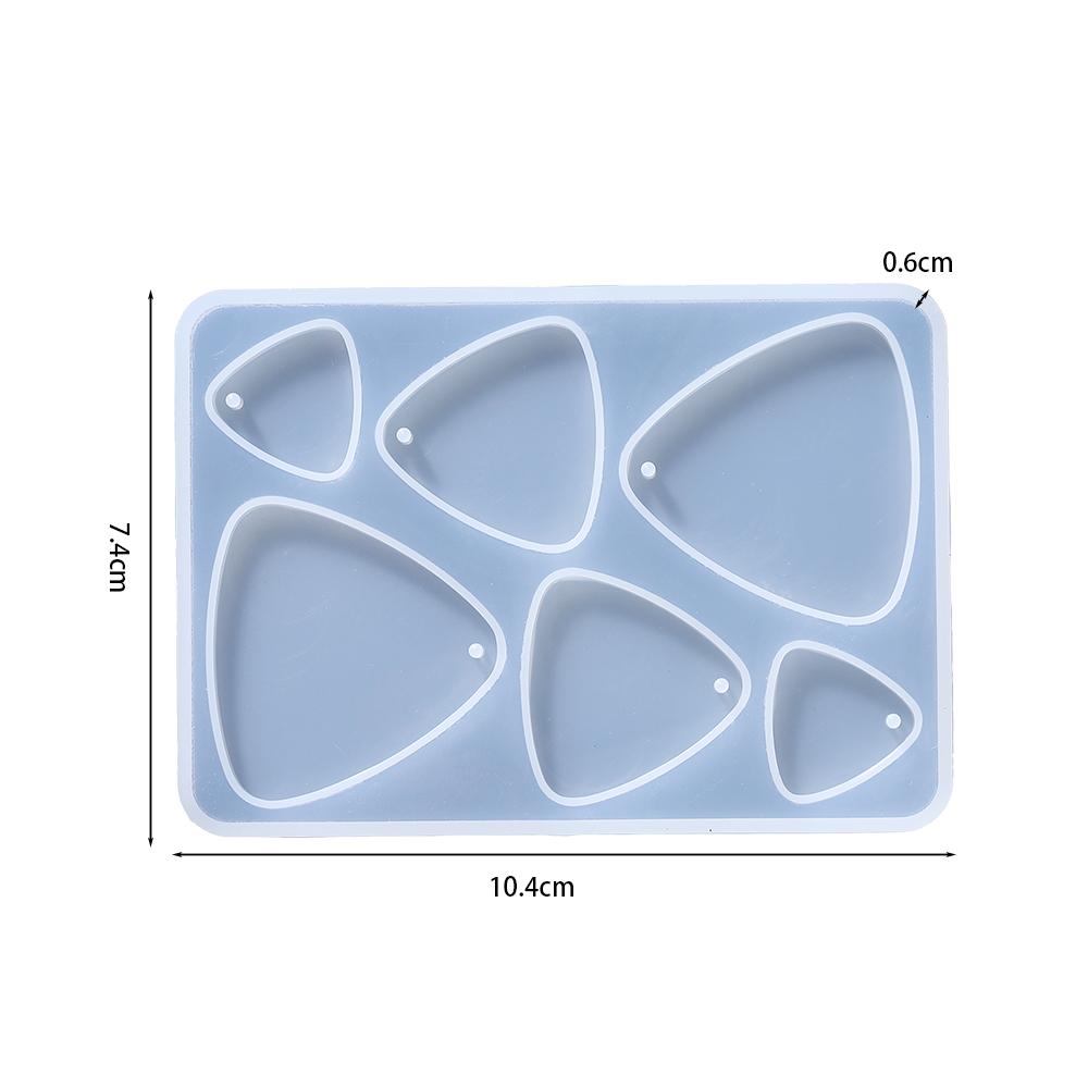 Geometric Earring Pendant Silicone Mold For Epoxy Resin DIY Earring Keychain Necklace Charms Resin Silicone Mold Jewelry Making