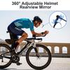 1Pcs Adjustable Bicycle Helmet Mirrors Rearview Mirror Mirror Cycling Multi Adjustable Equipment Angle Reflector Mini Flat N8K6