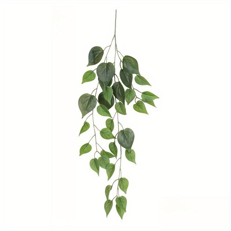 

1Pc Simulation Plant Turtle Leaf Wall Hanging Decorative Rattan for Outdoor Courtyard Patio Garden Grass Home Door Hanging Wall Decoration